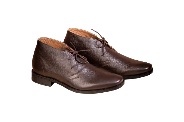 Men's Original Leather Brown Chukka Brown Boots by ENAAF #CLGS08BR