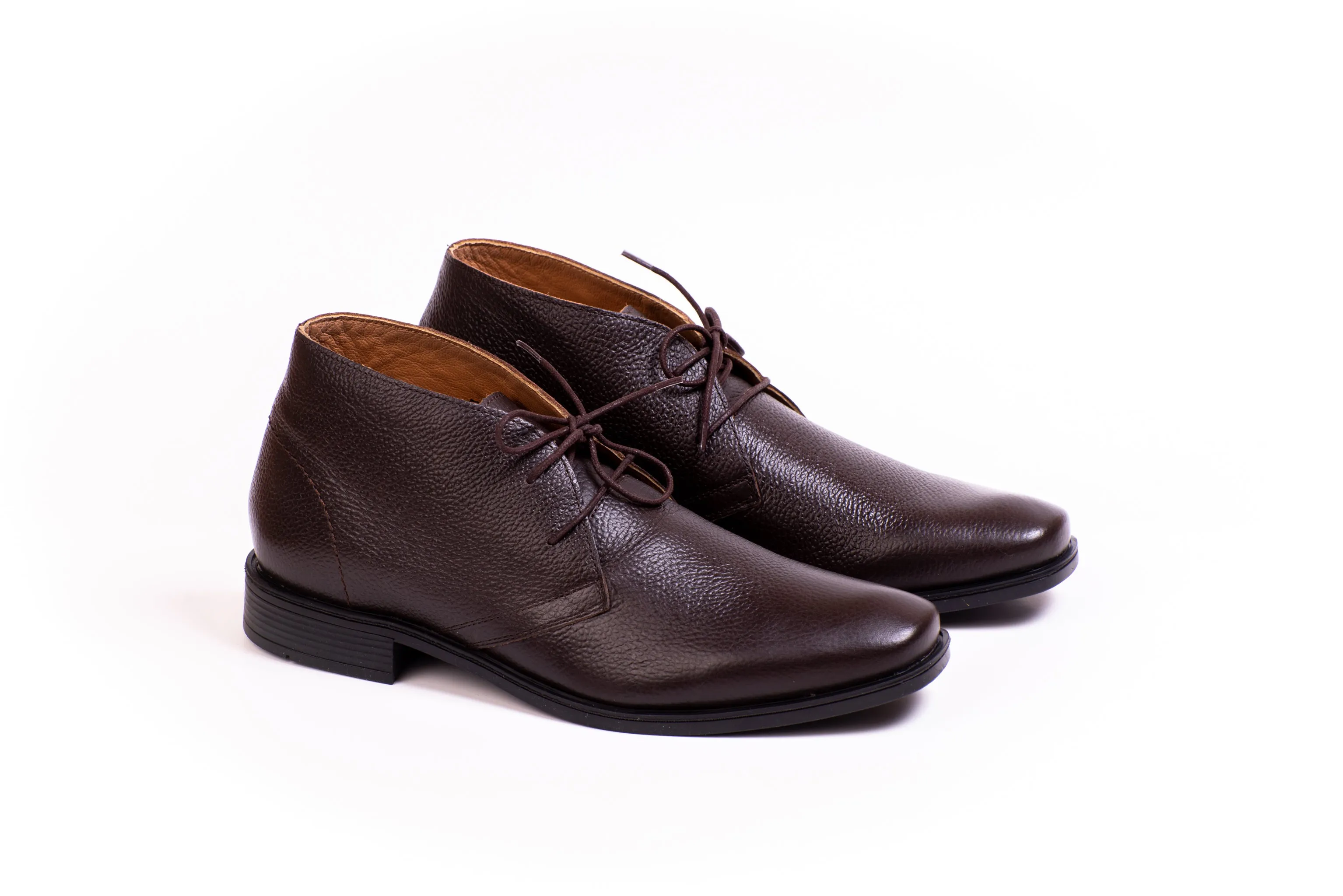 Men's Original Leather Brown Chukka Brown Boots by ENAAF #CLGS08BR