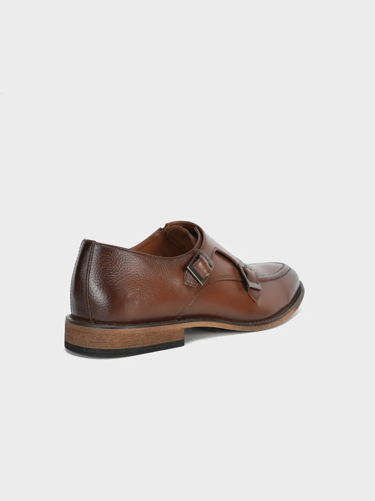 Men's "BOSTON" Leather Monk Strap Dress Shoes