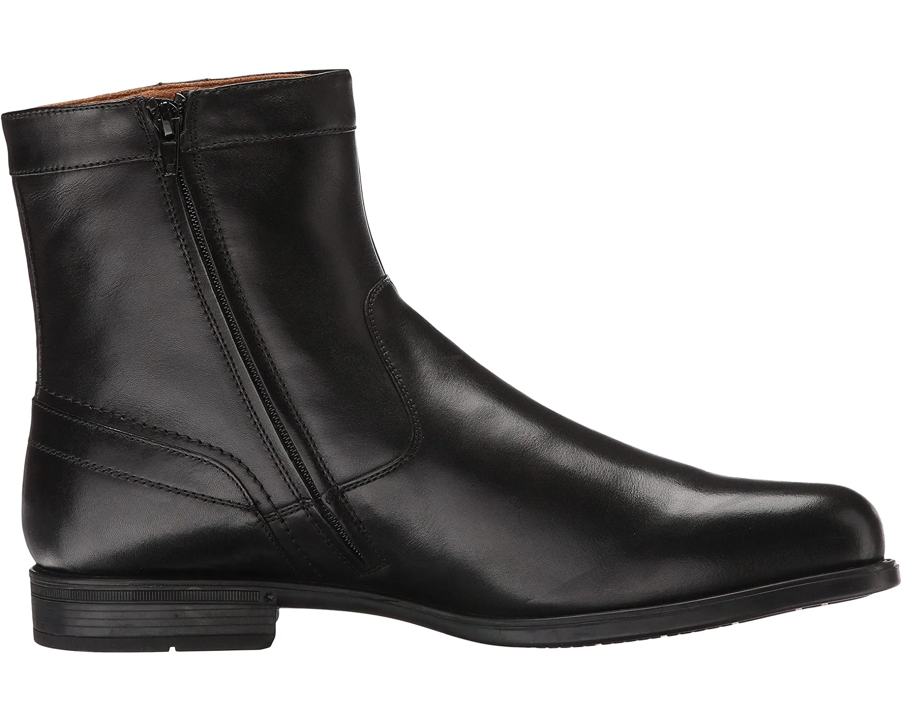 Midtown Plain Toe Zip Boot Florsheim, black