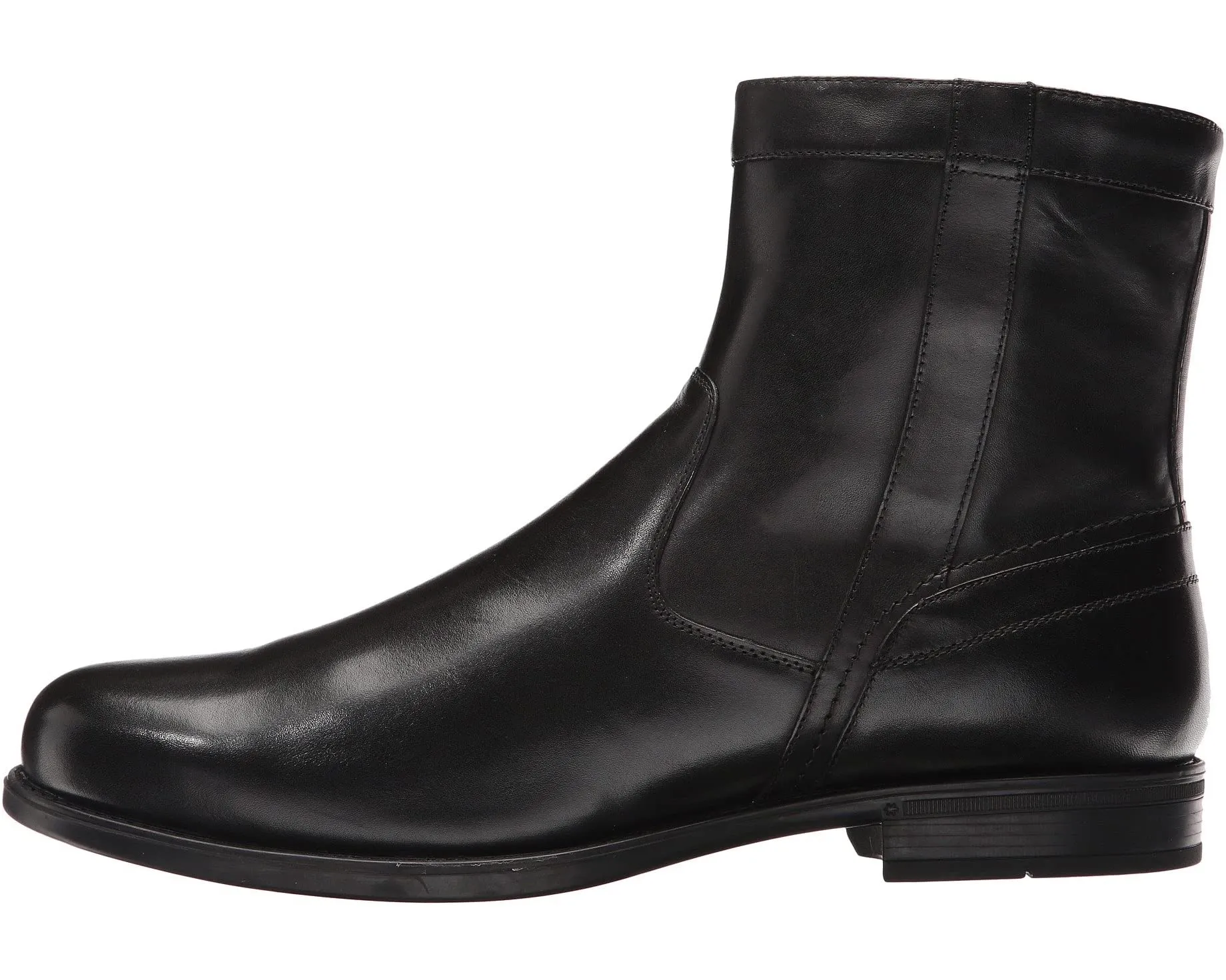 Midtown Plain Toe Zip Boot Florsheim, black