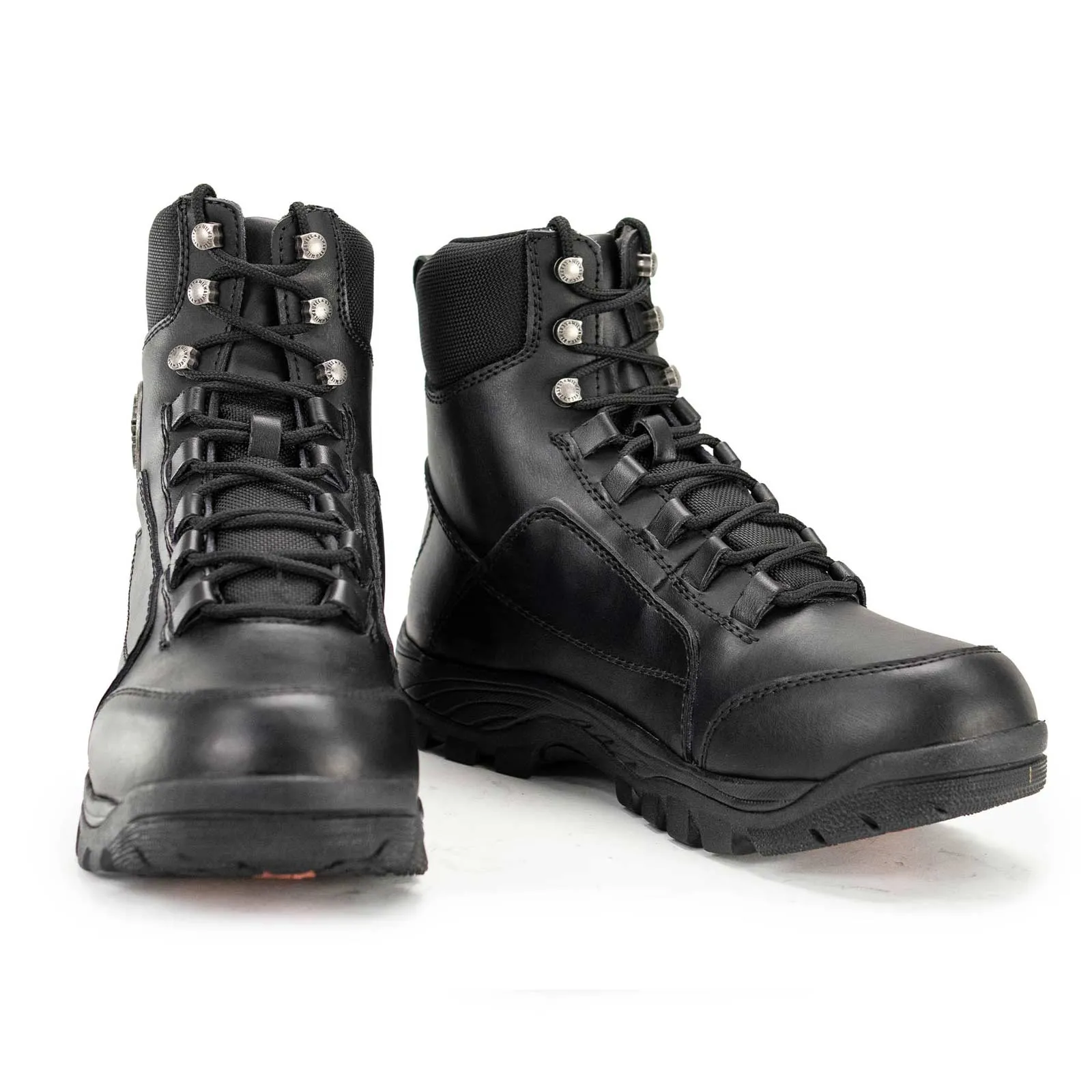 Milwaukee Leather MBM9081 Men’s Black Leather Swat Style-Tactical Lace-Up Motorcycle Riding Boots