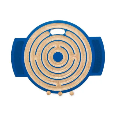 Mindful Moves: TippyToe Eco-Friendly Wooden Labyrinth Balance Board - A Creative Journey of Coordination & Puzzle-Solving for Ages 4-14