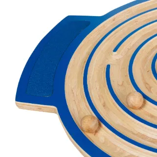 Mindful Moves: TippyToe Eco-Friendly Wooden Labyrinth Balance Board - A Creative Journey of Coordination & Puzzle-Solving for Ages 4-14