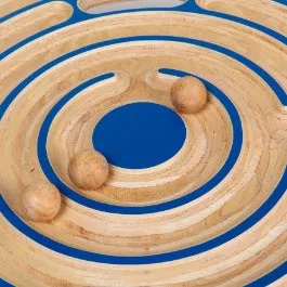 Mindful Moves: TippyToe Eco-Friendly Wooden Labyrinth Balance Board - A Creative Journey of Coordination & Puzzle-Solving for Ages 4-14