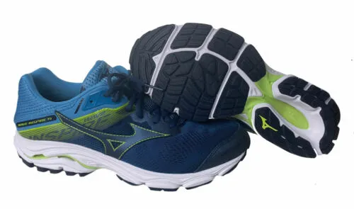 Mizuno Men's Wave Inspire 15 Running Athletic Shoes Blue Green Size 16