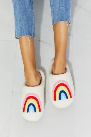 MMShoes Rainbow Plush Slipper - Ships from The US