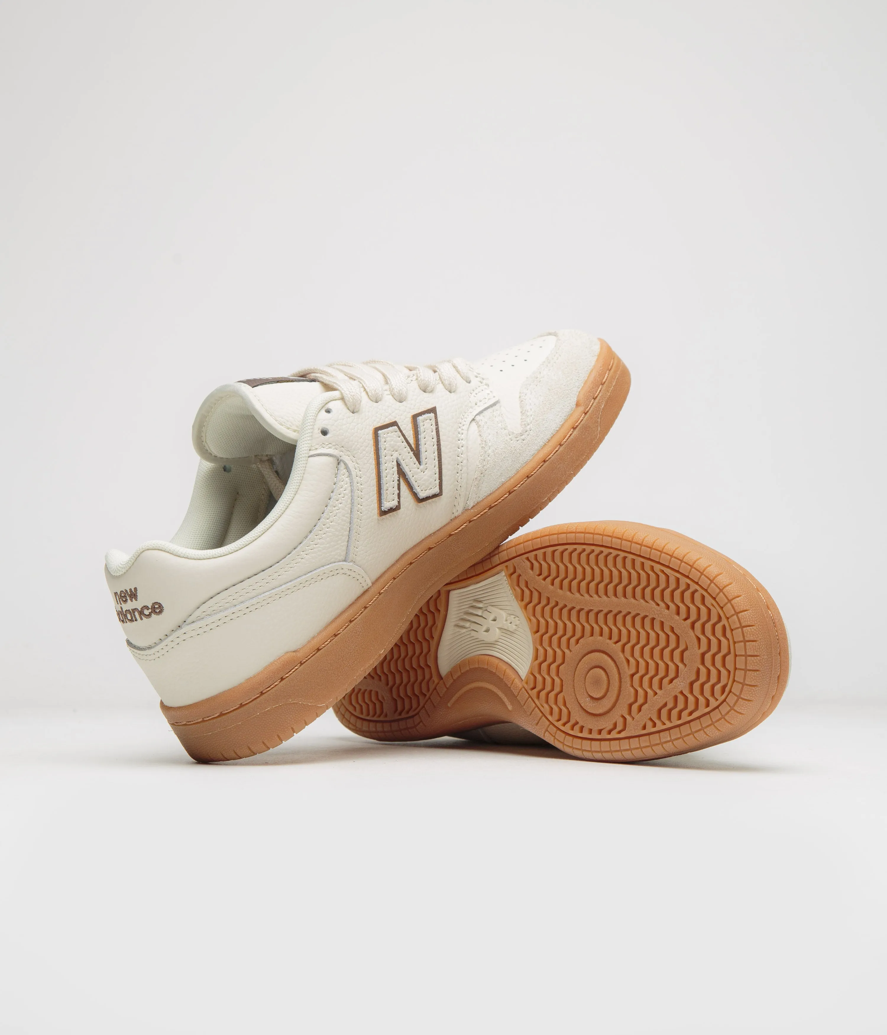 New Balance Numeric x Andrew Reynolds 480 Shoes - Sea Salt / Brown