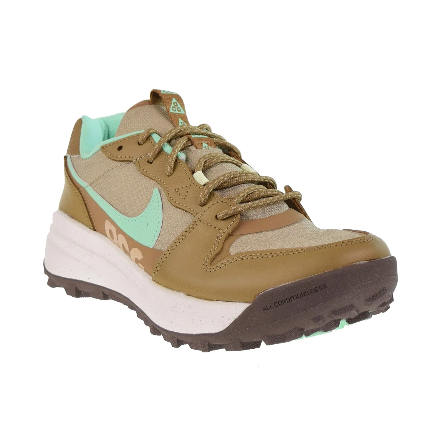 Nike ACG Lowcate Men's Shoes Limestone-Green Glow-Dk Driftwood