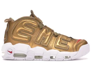 Nike Air More Uptempo Supreme Suptempo Gold