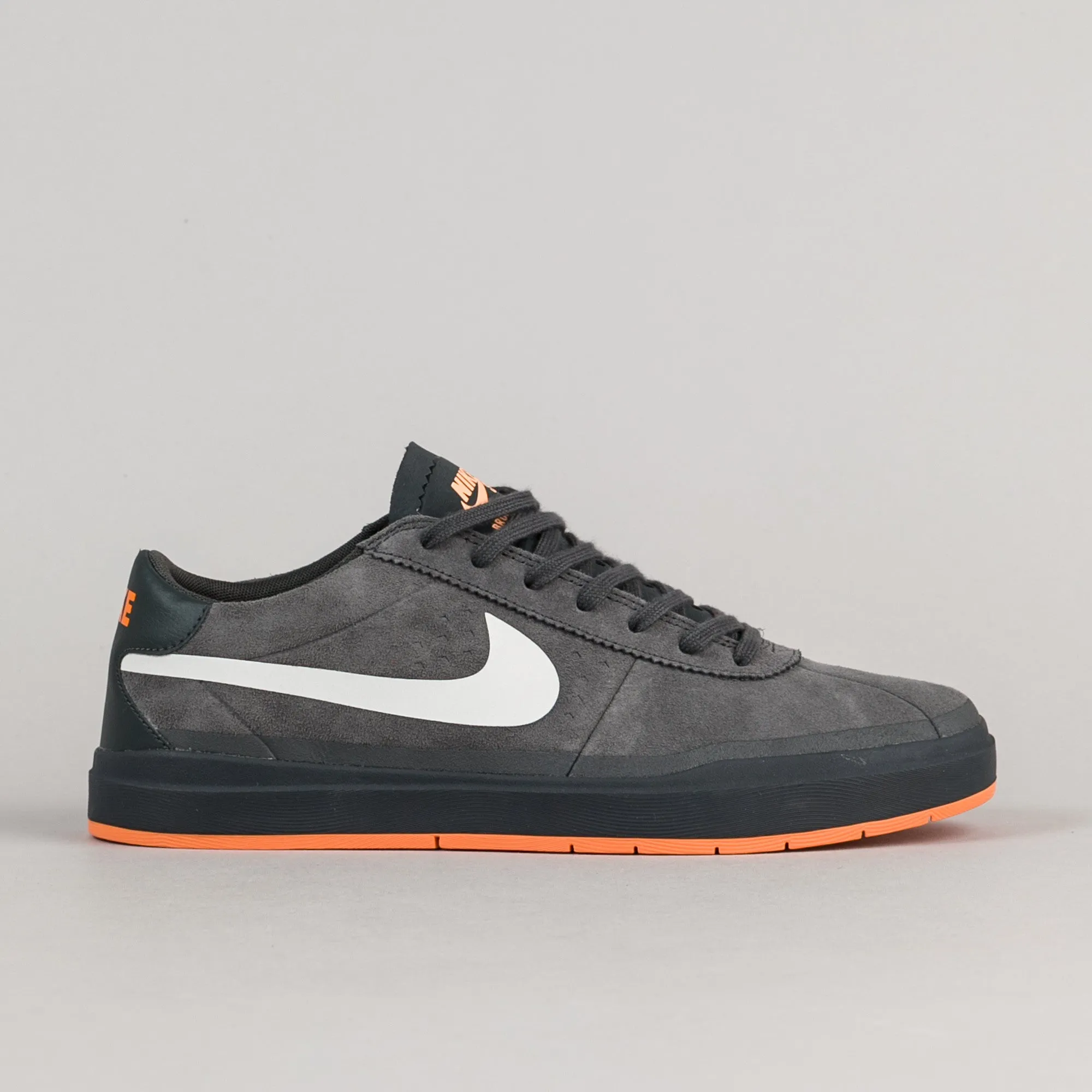 Nike SB Bruin Hyperfeel XT Shoes - Anthracite / White - Clay Orange