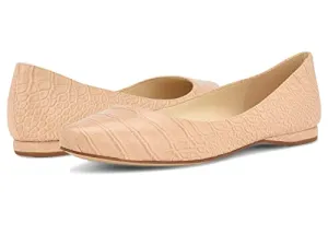 NINE WEST Speakup Flat Warm Blush Crocodile