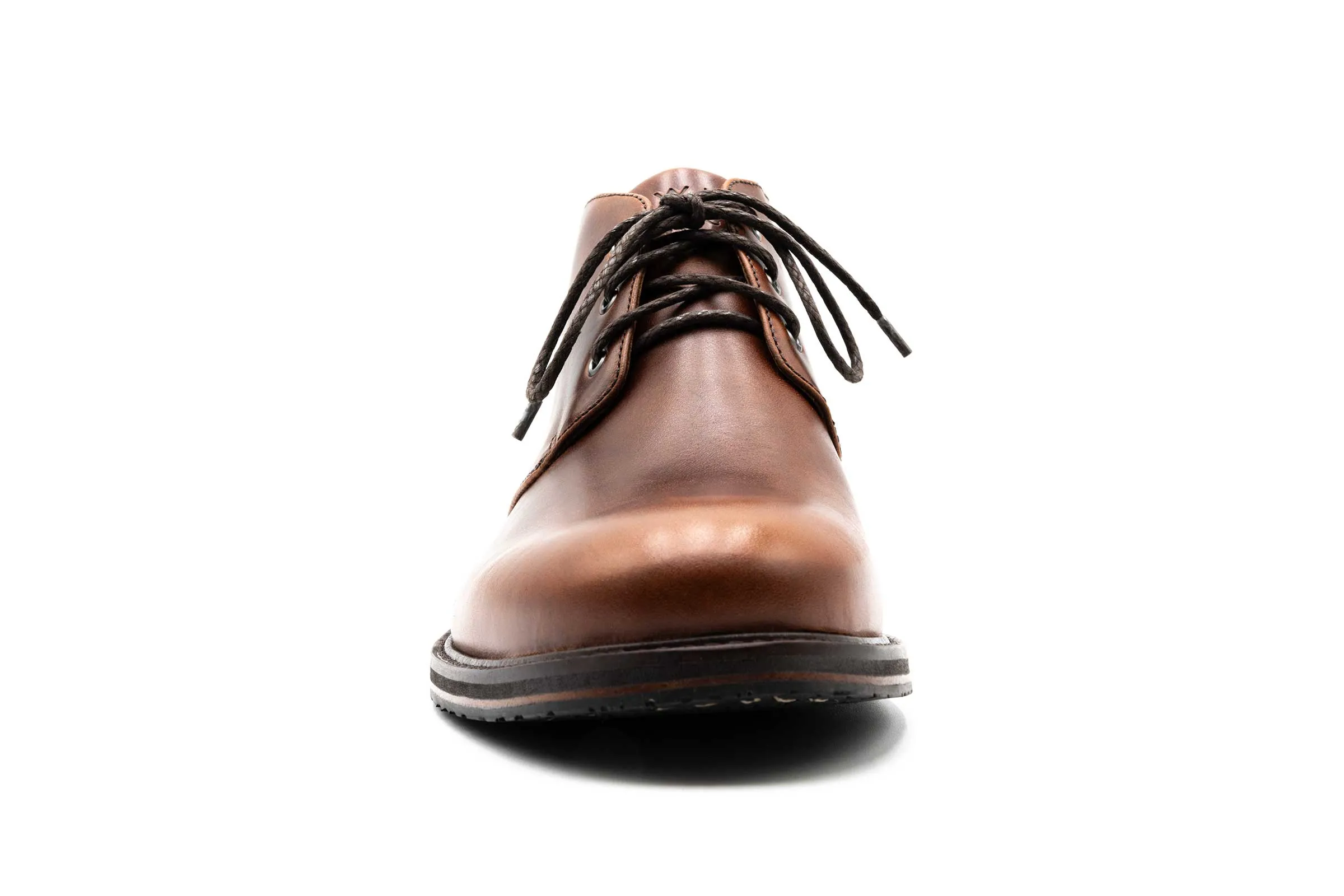 Old Row Oiled Saddle Leather Chukka Boots - Cigar