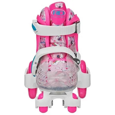 Open Box - Roller Derby Sport Kids' Roller Skate - Unicorn Pink/White M