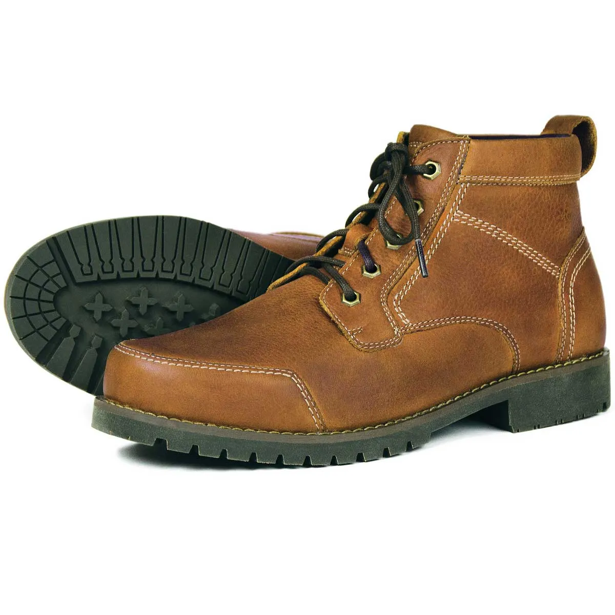 ORCA BAY Woodstock Leather Boots - Mens - Havana