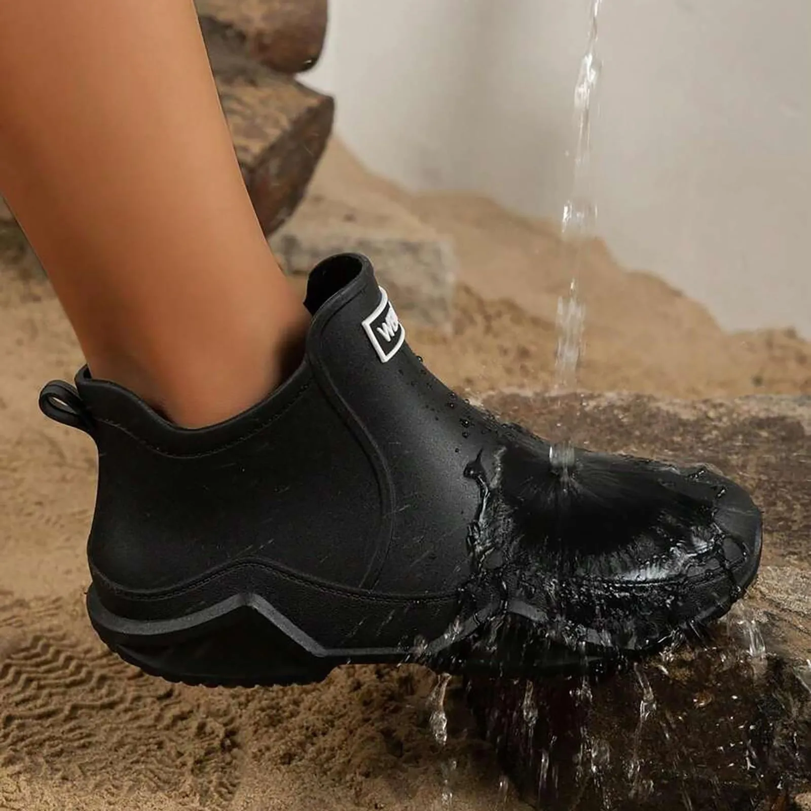 Outdoor Hiking Waterproof Shoes, Non-slip Wear-resistant Rain Boots