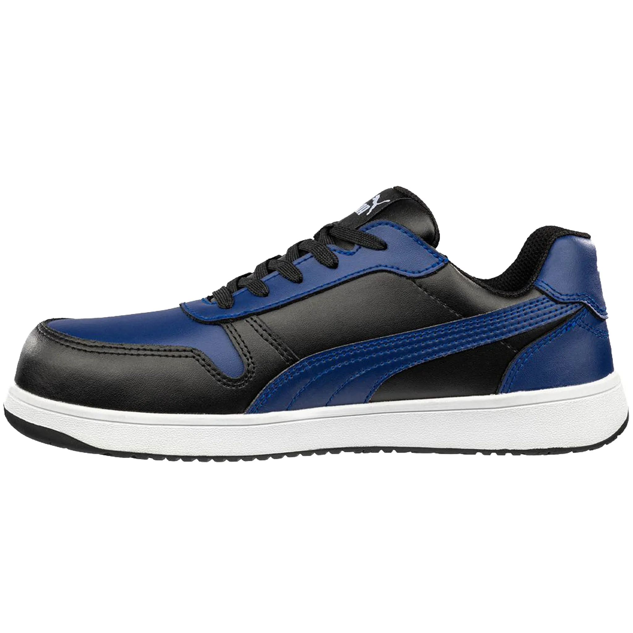 Puma Men's 640275 Frontcourt Blue Black Low Composite Safety Toe Metal Free Work Shoes