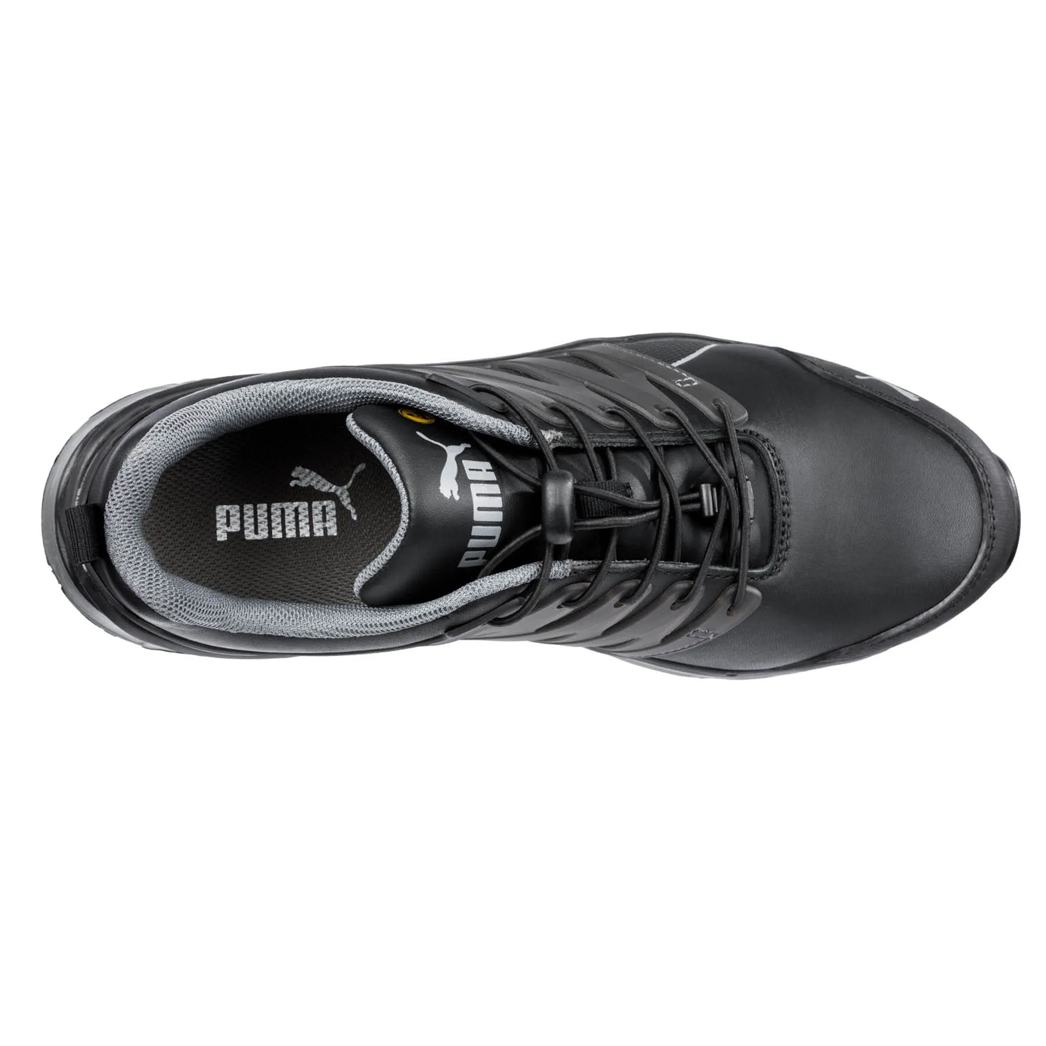 Puma Women's 643965 Velocity 2.0 Black Low Water Resistant Composite  Safety Toe Metal Free Work Shoes