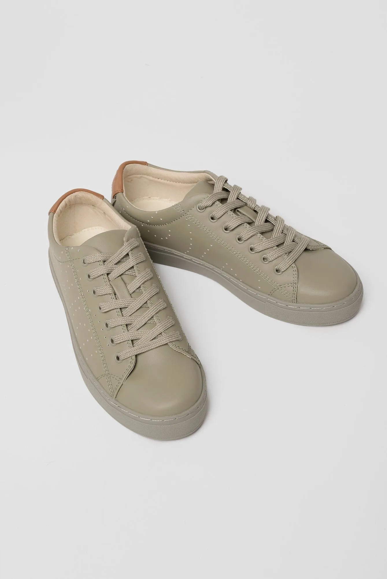 R-Kind Unisex Vegan Leather Sneakers | Astra Green