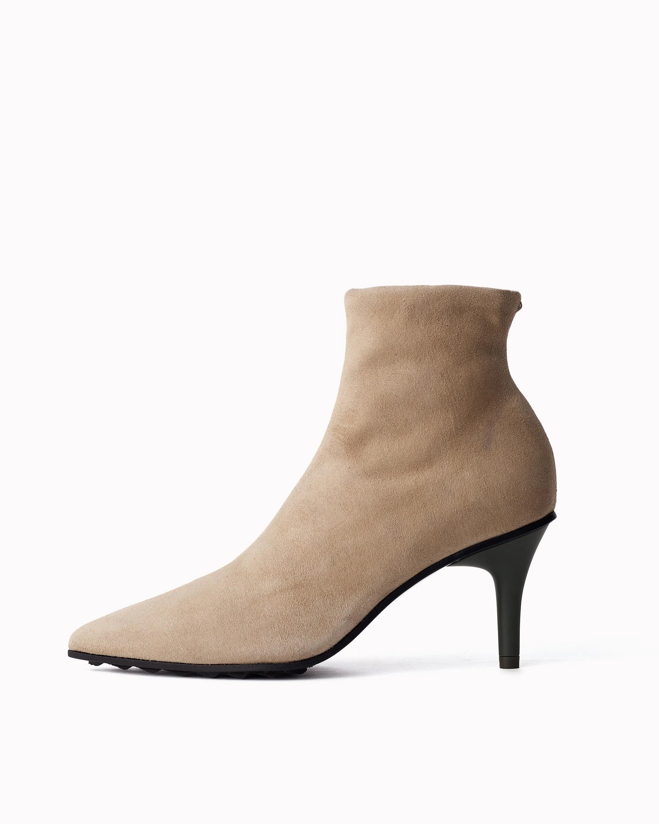 Rag & Bone - Beha Stretch Boot in Warm Grey Suede