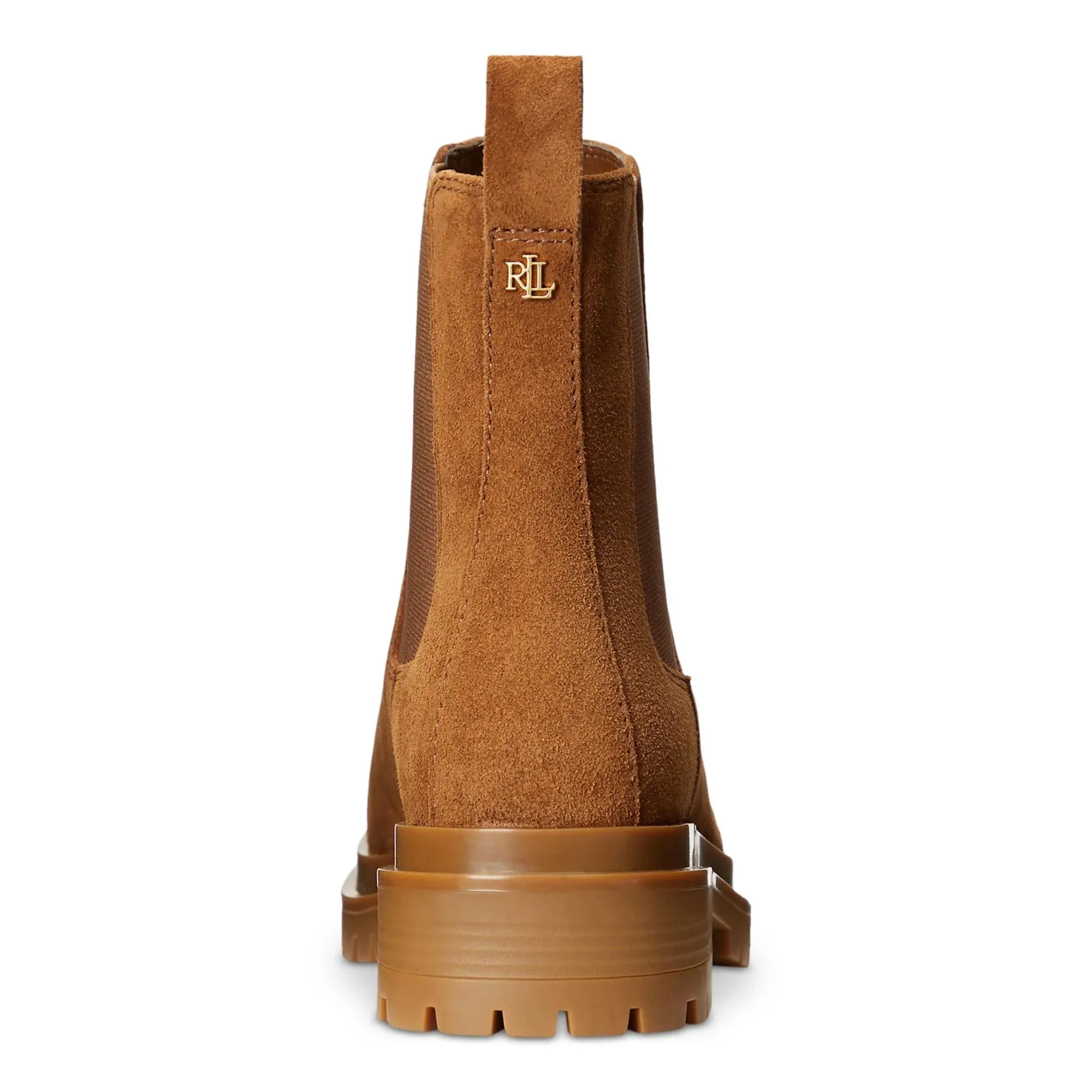 RALPH LAUREN - Brown Pull Tab Goring Lug boot