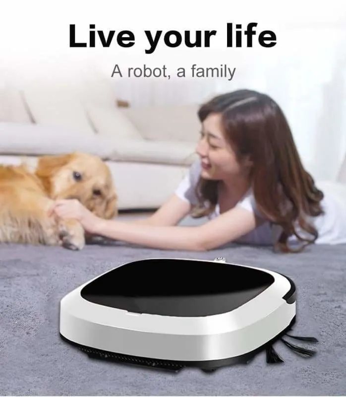 Rechargeable Smart Robot Vacuum Cleaner Just For You