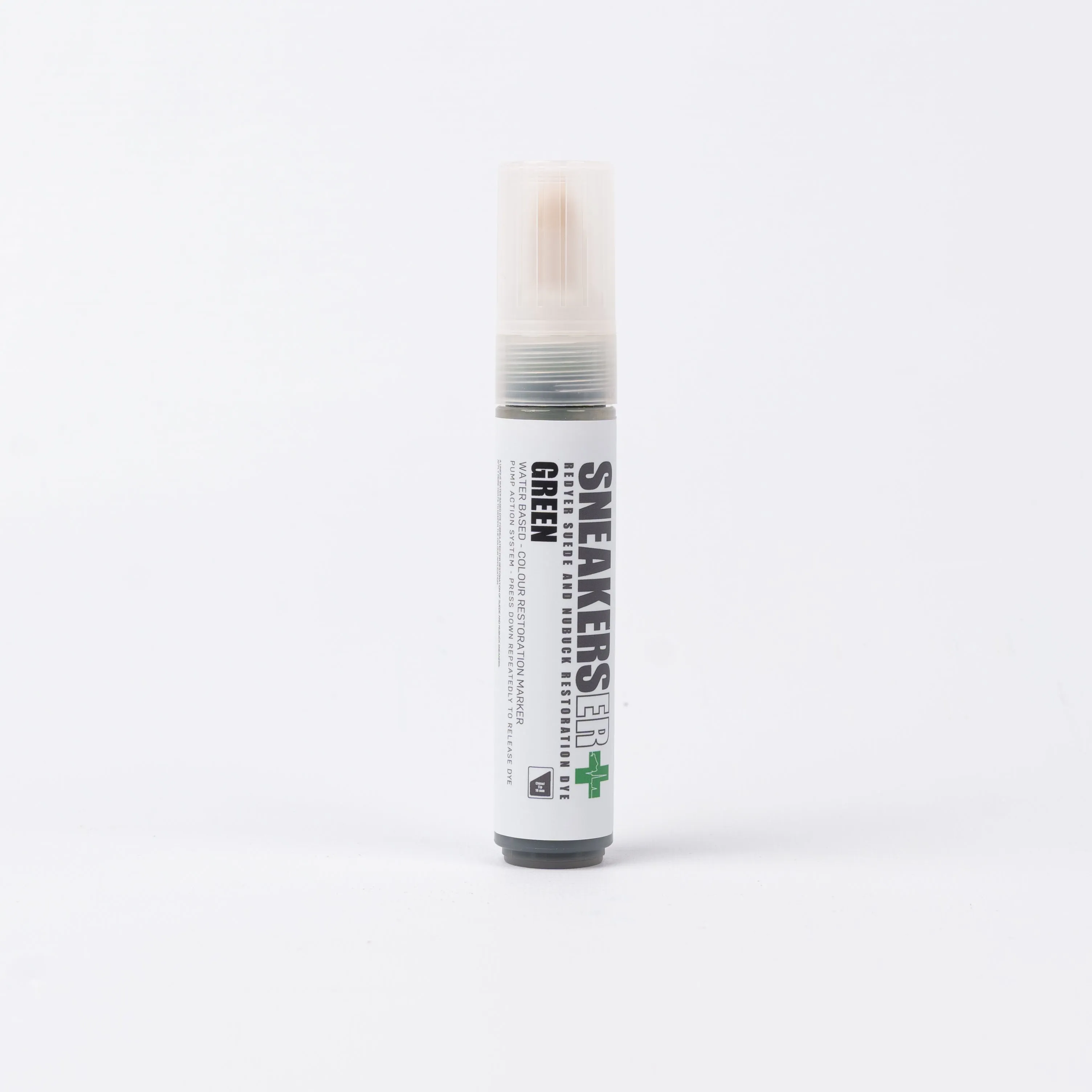 REDYER SUEDE AND NUBUCK RESTORATION DYE MARKER PEN & REFILL BOTTLE: GREEN