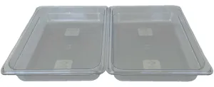 REVO HALF Food Pan Set | Two 1/2 Size Polycarbonate 2.5" deep