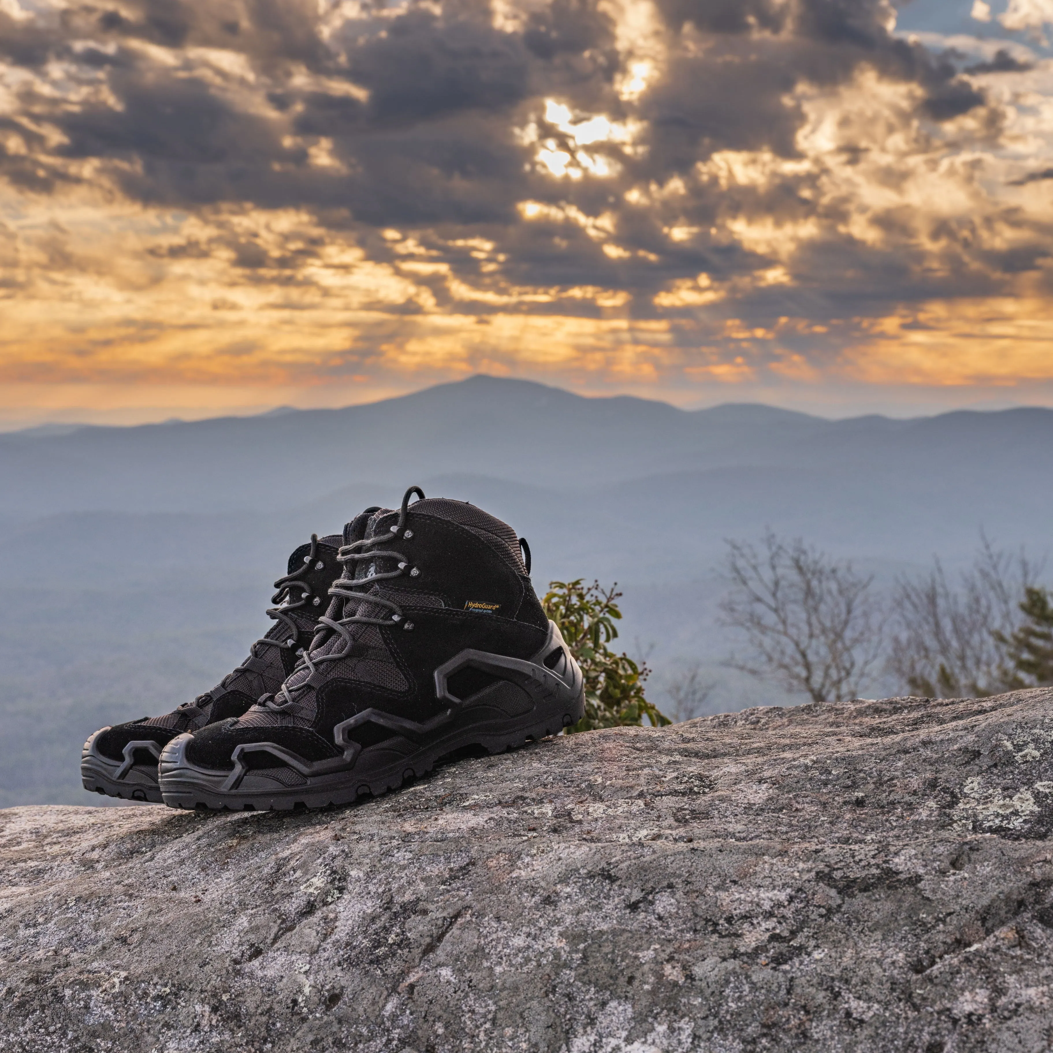 ROCKROOSTER Walland Black 6 inch Waterproof Tactical Outdoor Hiking Boots  KS535