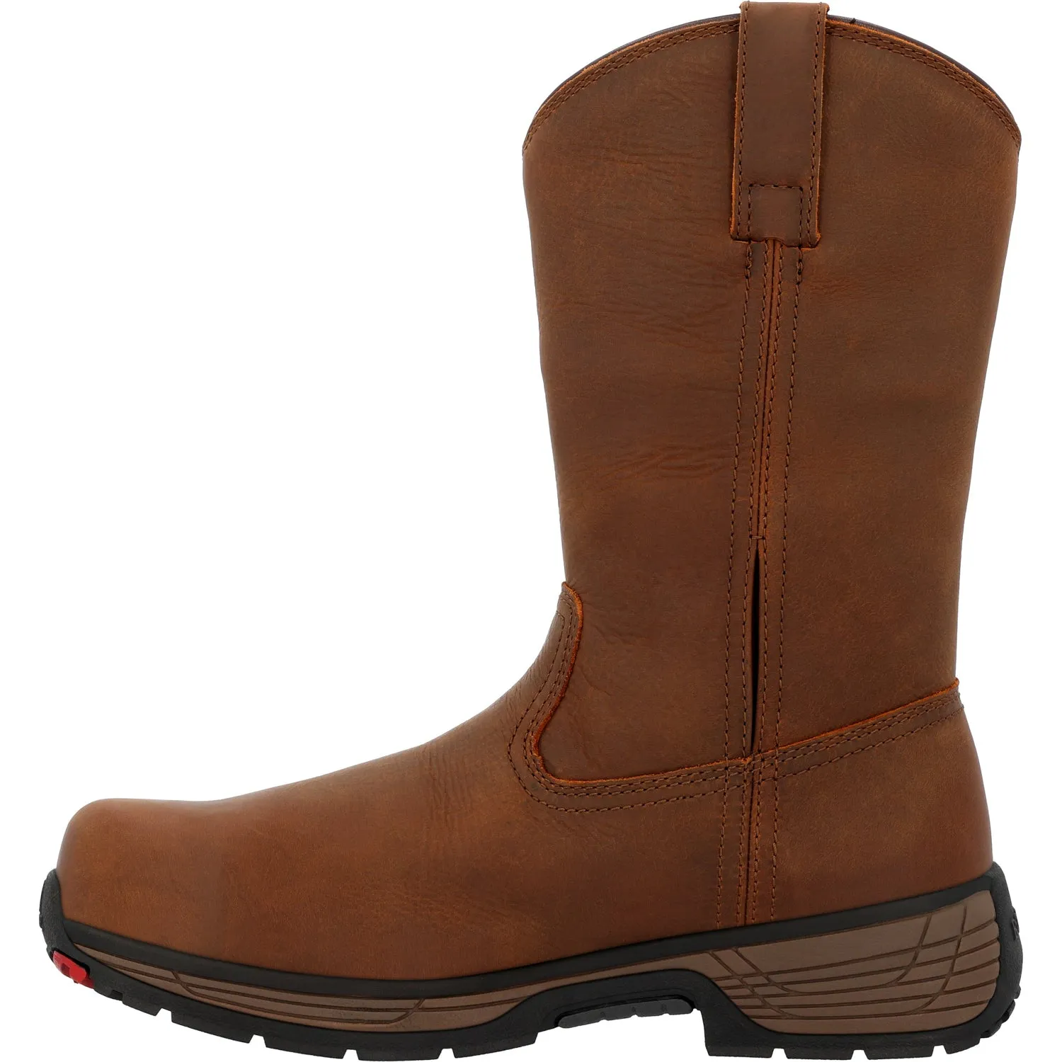 Rocky Mens Treadflex 11in WP CT Crazy Horse Leather Work Boots