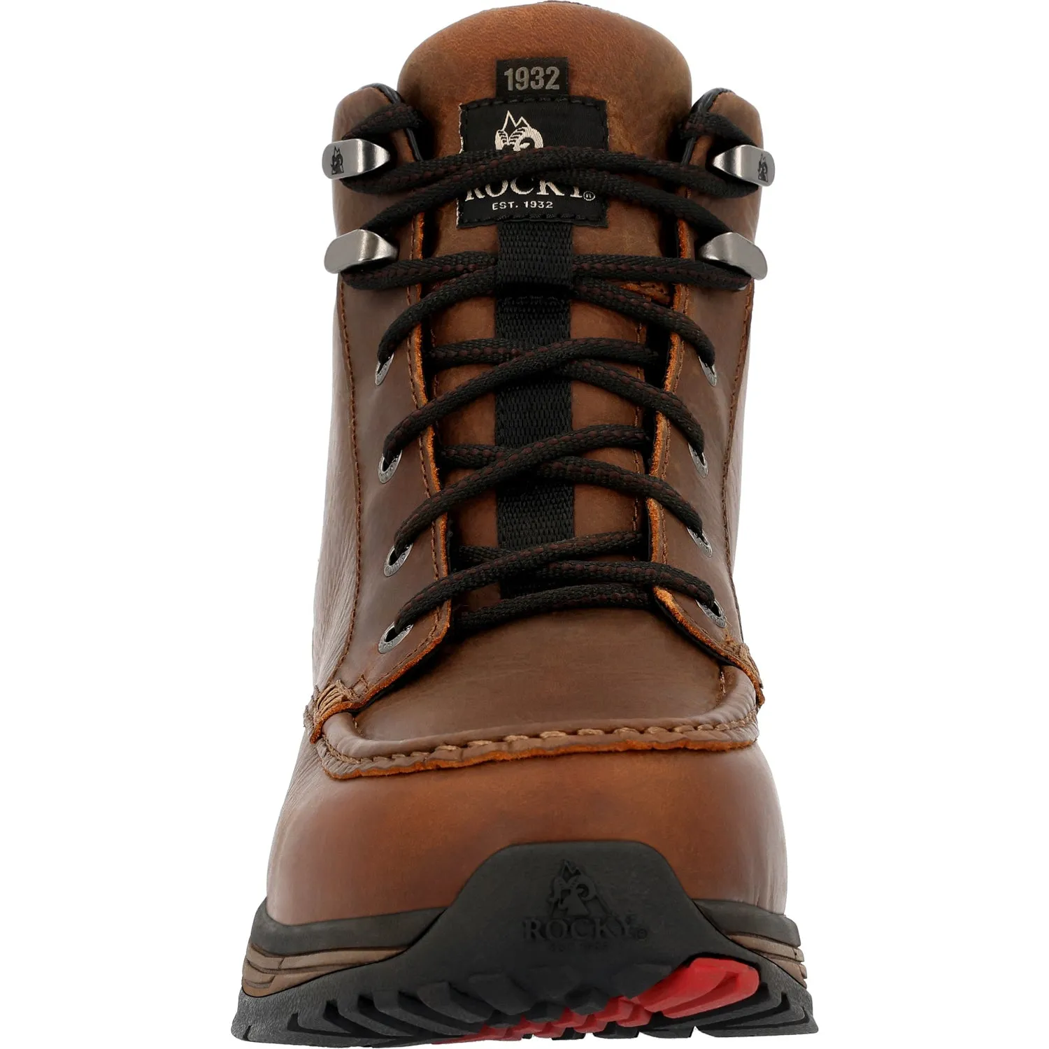 Rocky Mens Treadflex 6in WP CT Crazy Horse Leather Work Boots