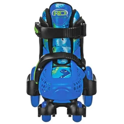 Roller Derby Sport Kids' Roller Skate - Dinosaur Blue/Black M