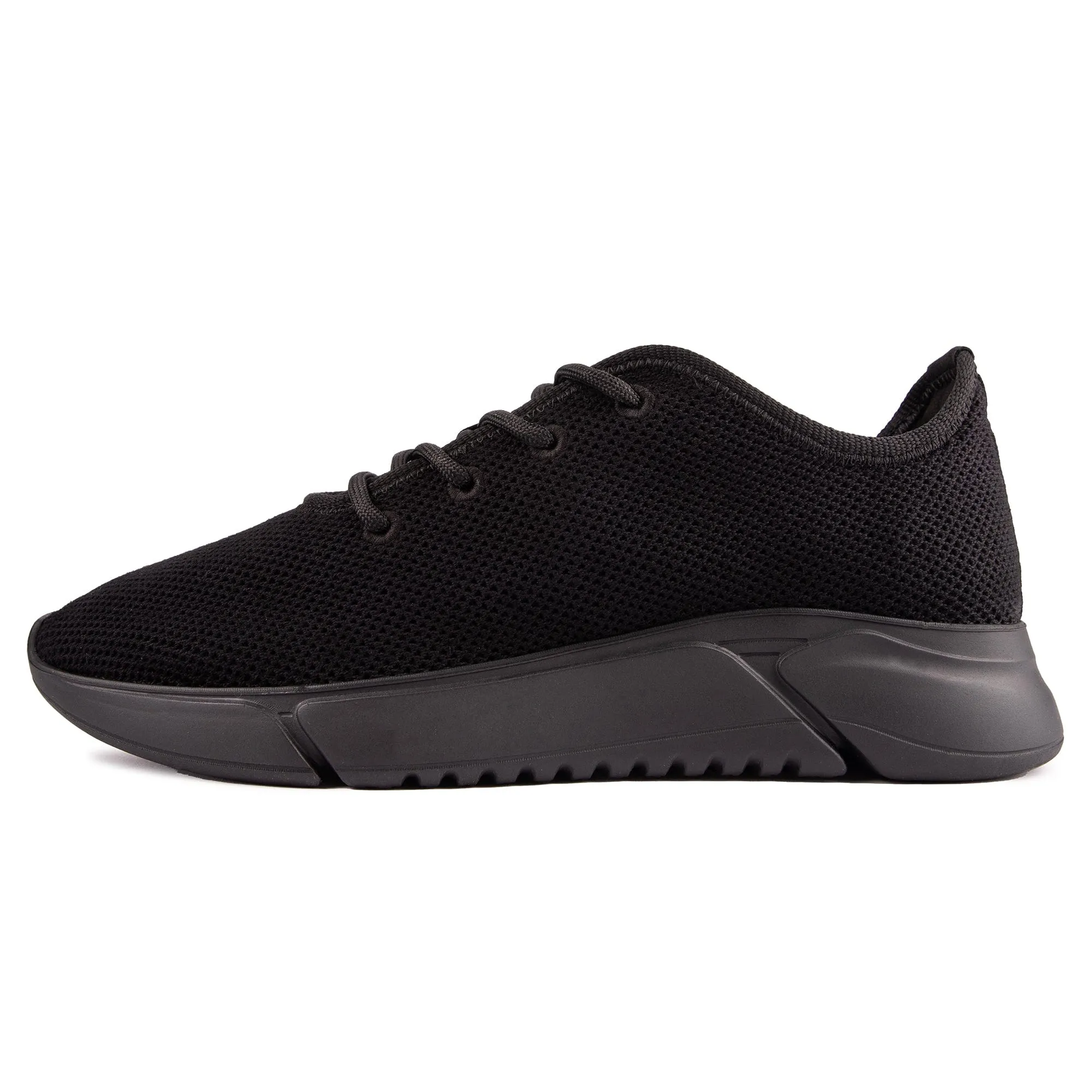 Rumex Women's Vegan Runner Sneakers | All Black