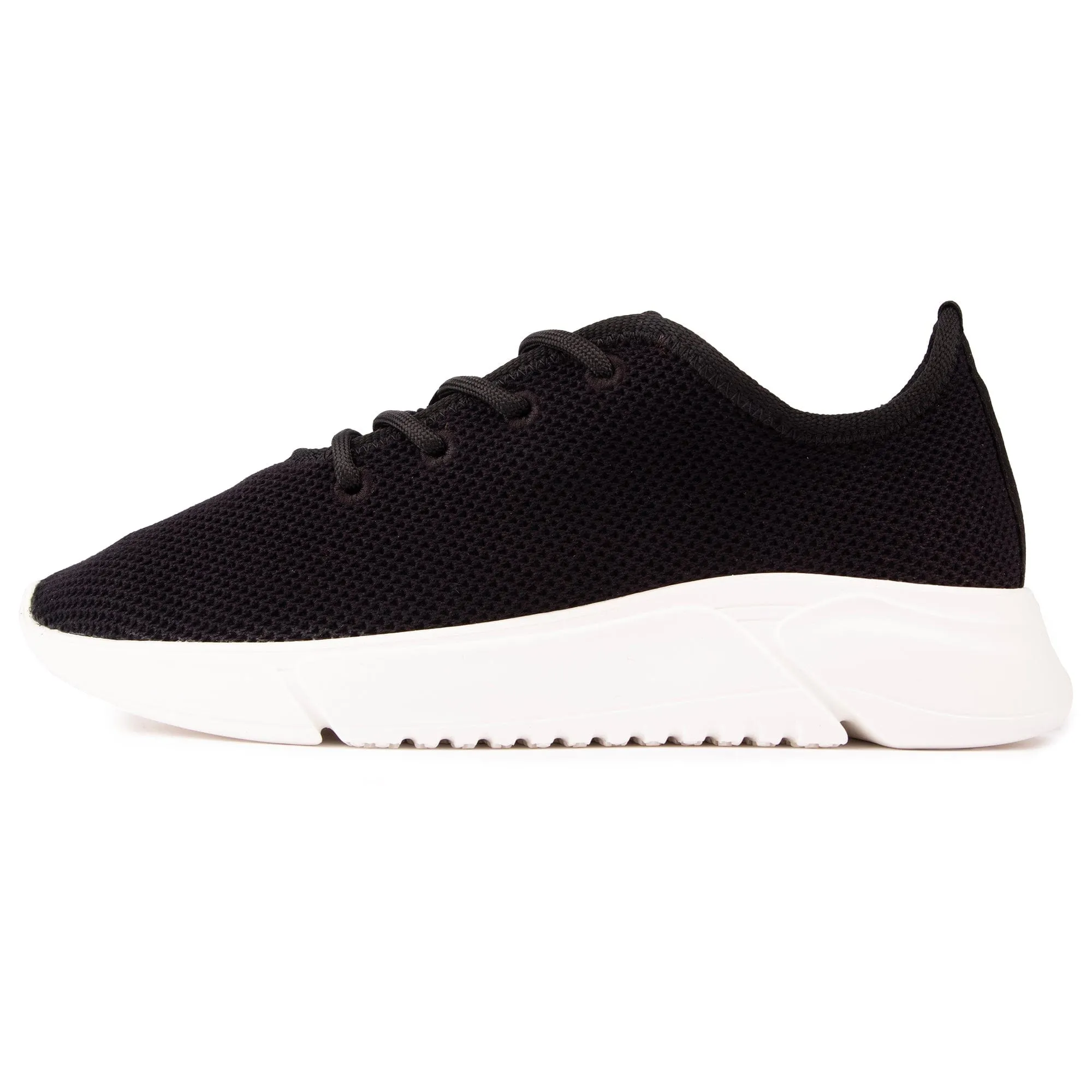 Rumex Women's Vegan Runner Sneakers | Black