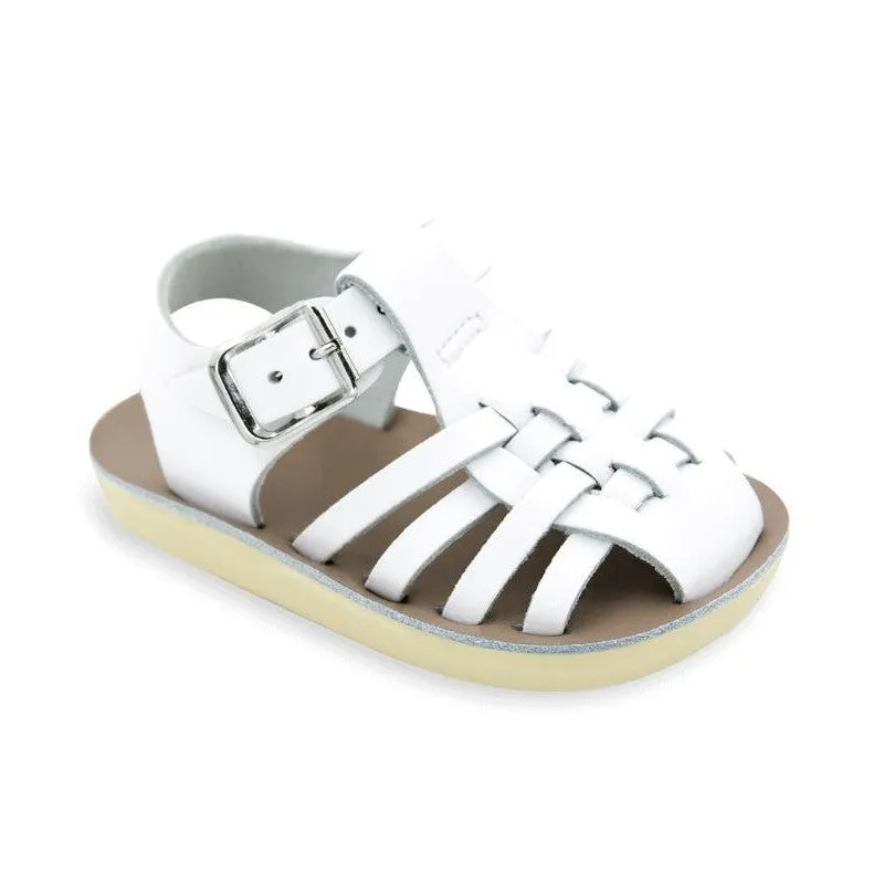 Salt Water Sandals White Sailor Children's Sandals