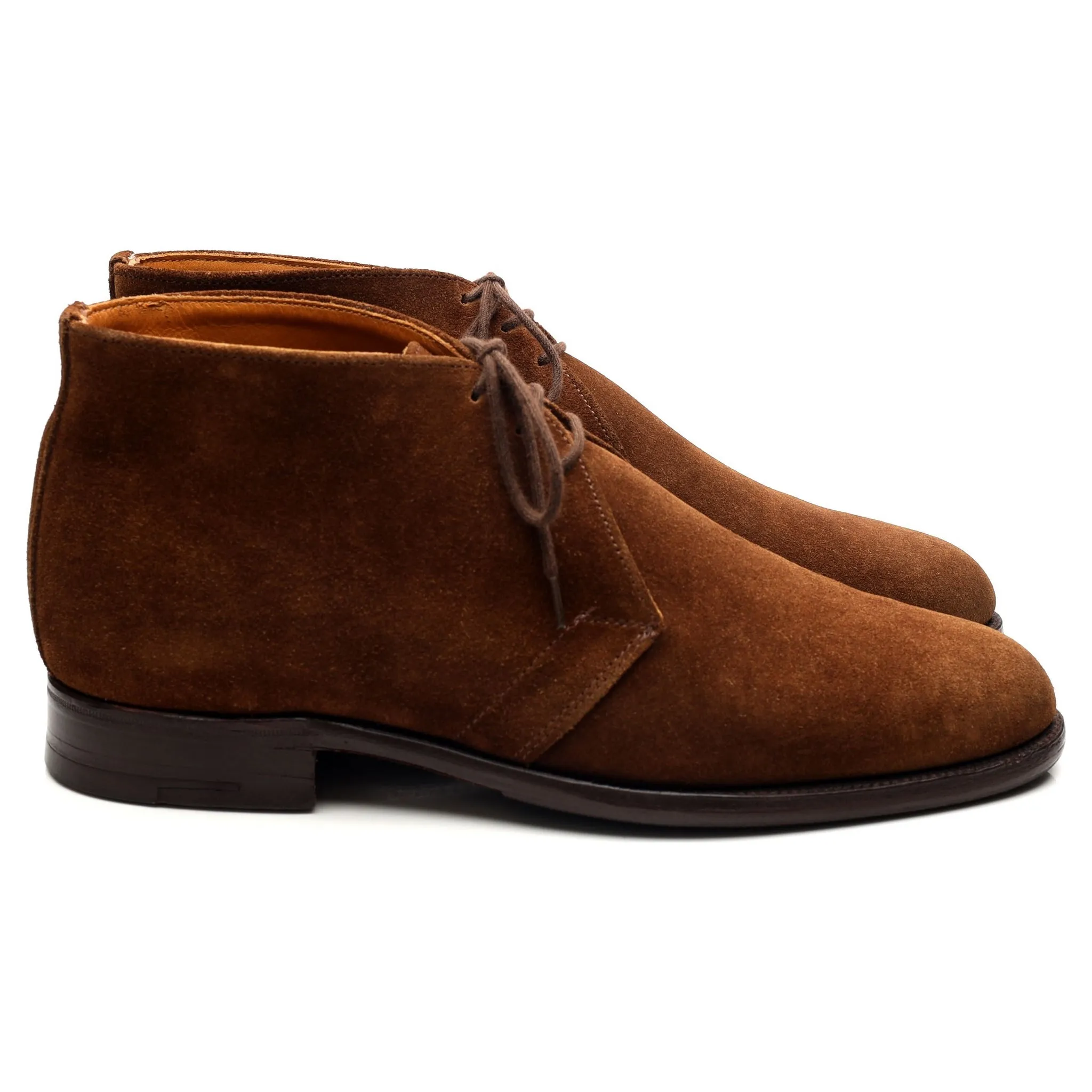 'Sandhurst' Snuff Brown Suede Chukka Boots UK 7