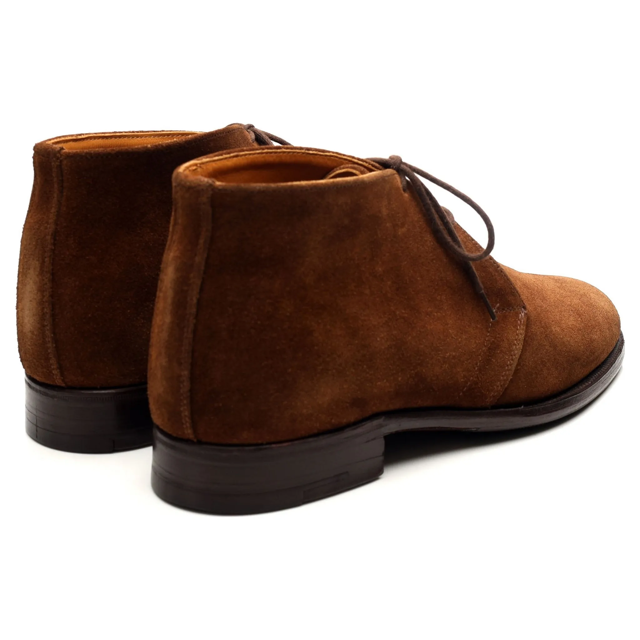 'Sandhurst' Snuff Brown Suede Chukka Boots UK 7