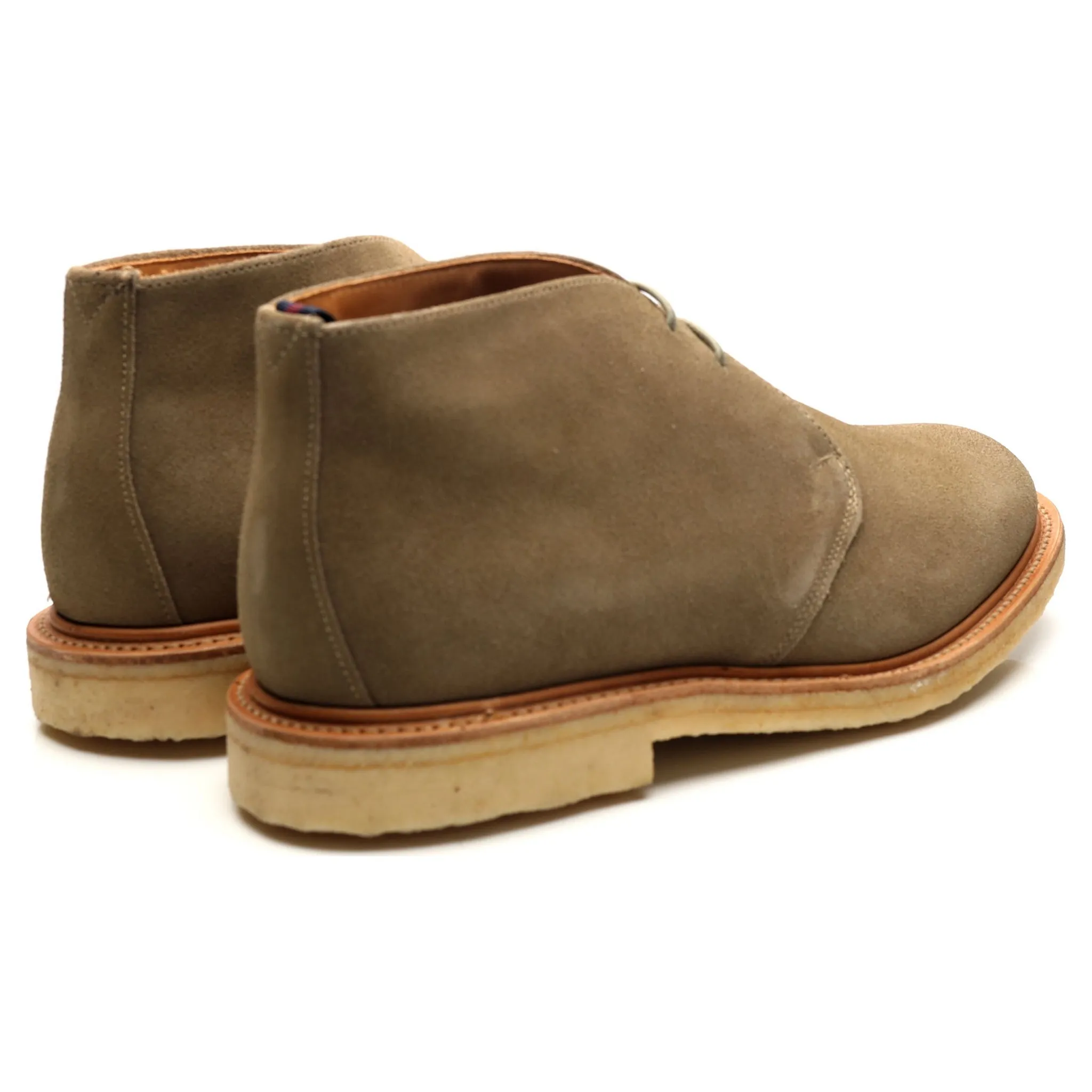 Shipton & Heneage 'Bertie' Beige Suede Chukka Boots UK 9.5 F