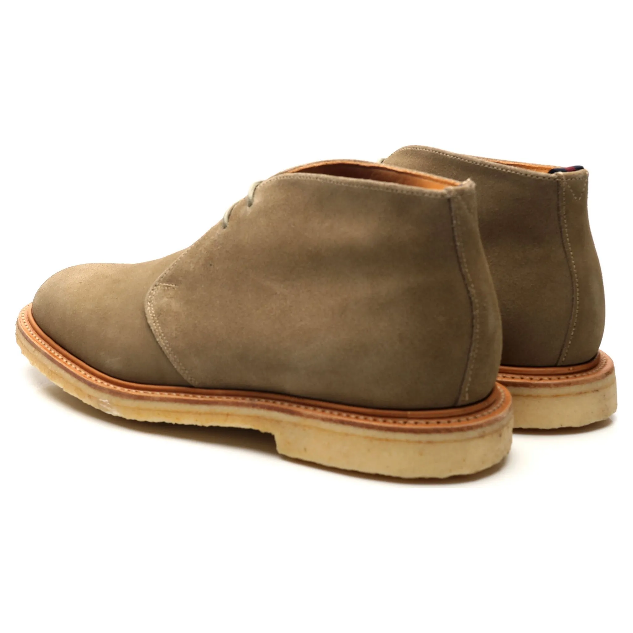 Shipton & Heneage 'Bertie' Beige Suede Chukka Boots UK 9.5 F