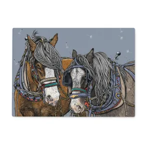 Shire Horse Glass Chopping Board