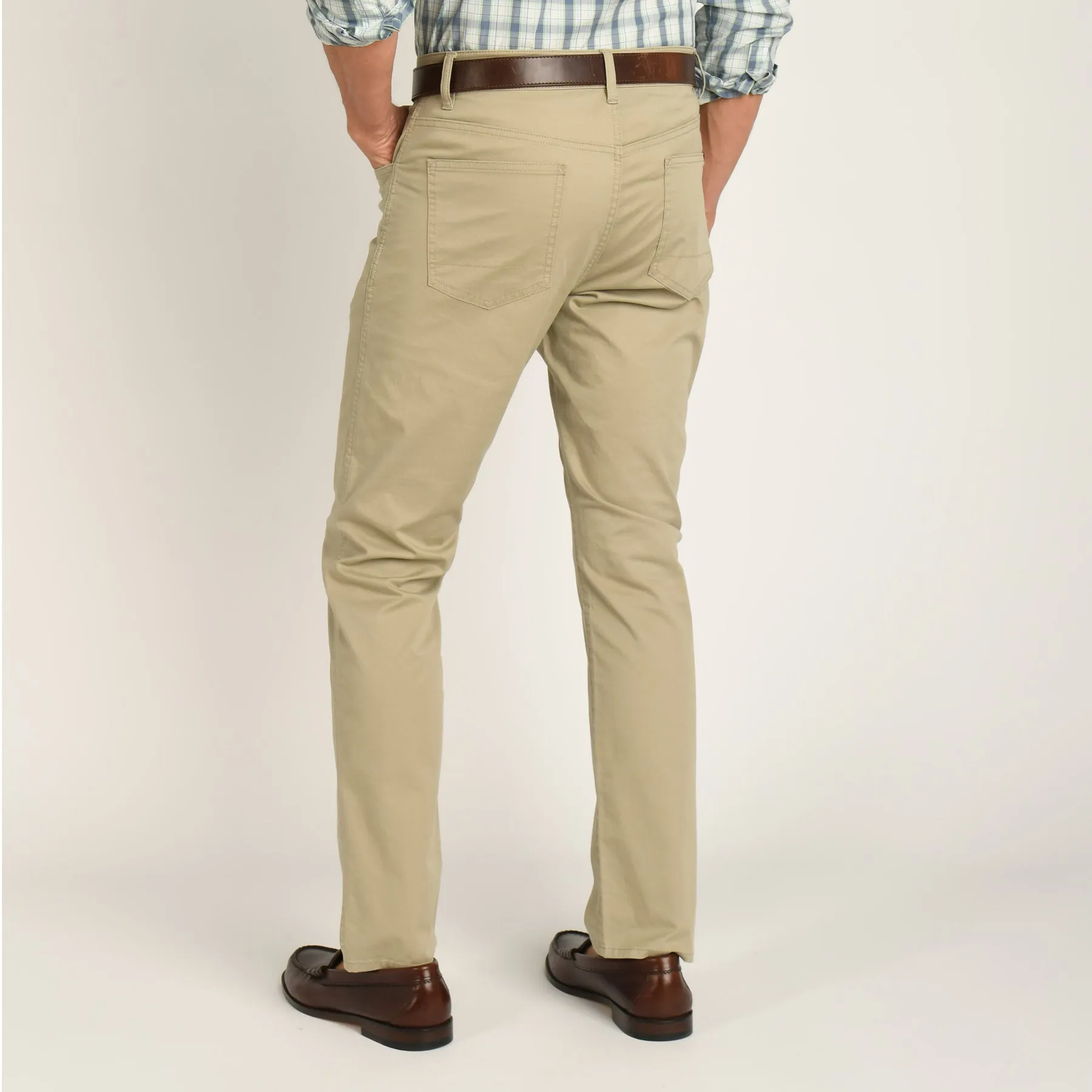 Shoreline Twill 5 Pocket Pant - Khaki