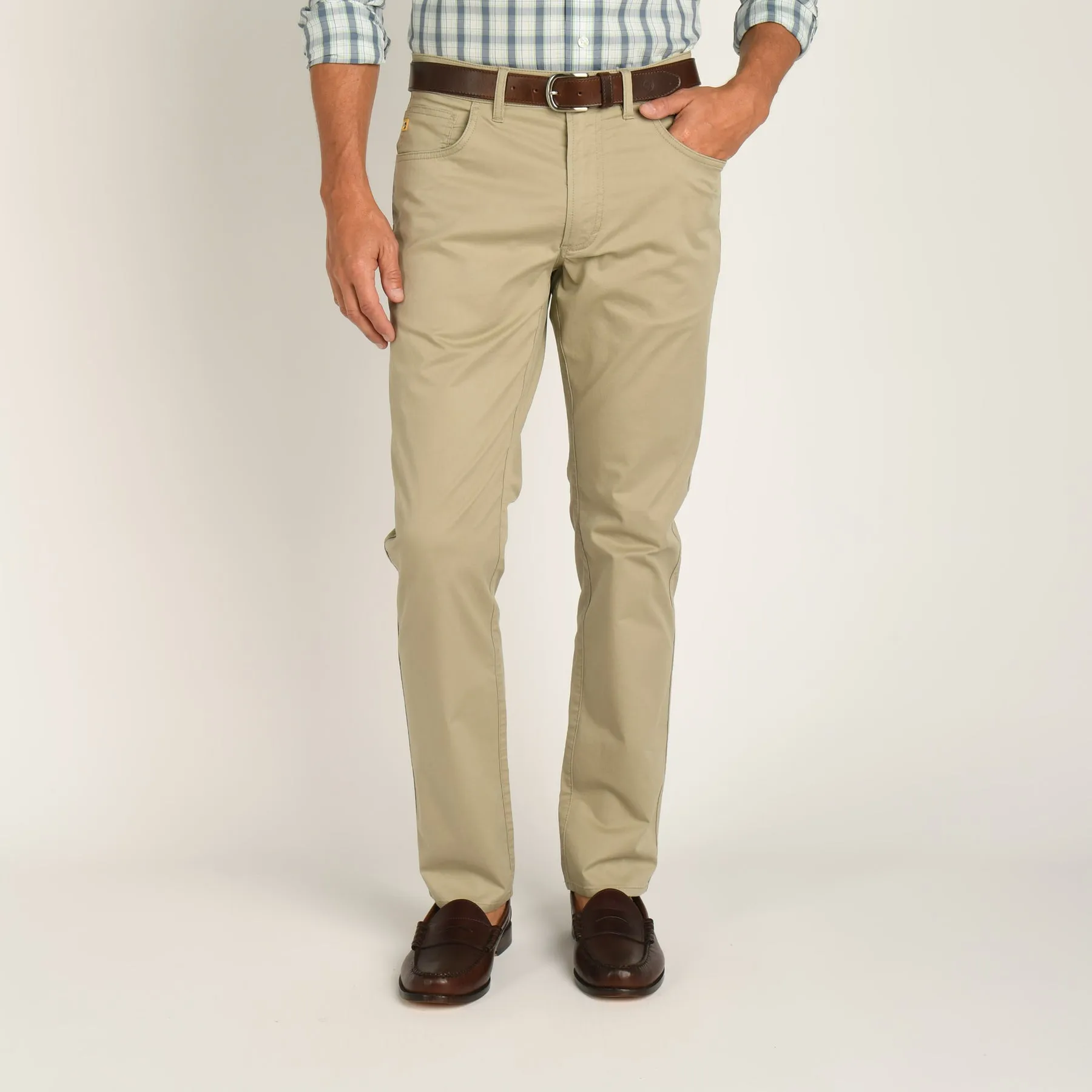 Shoreline Twill 5 Pocket Pant - Khaki