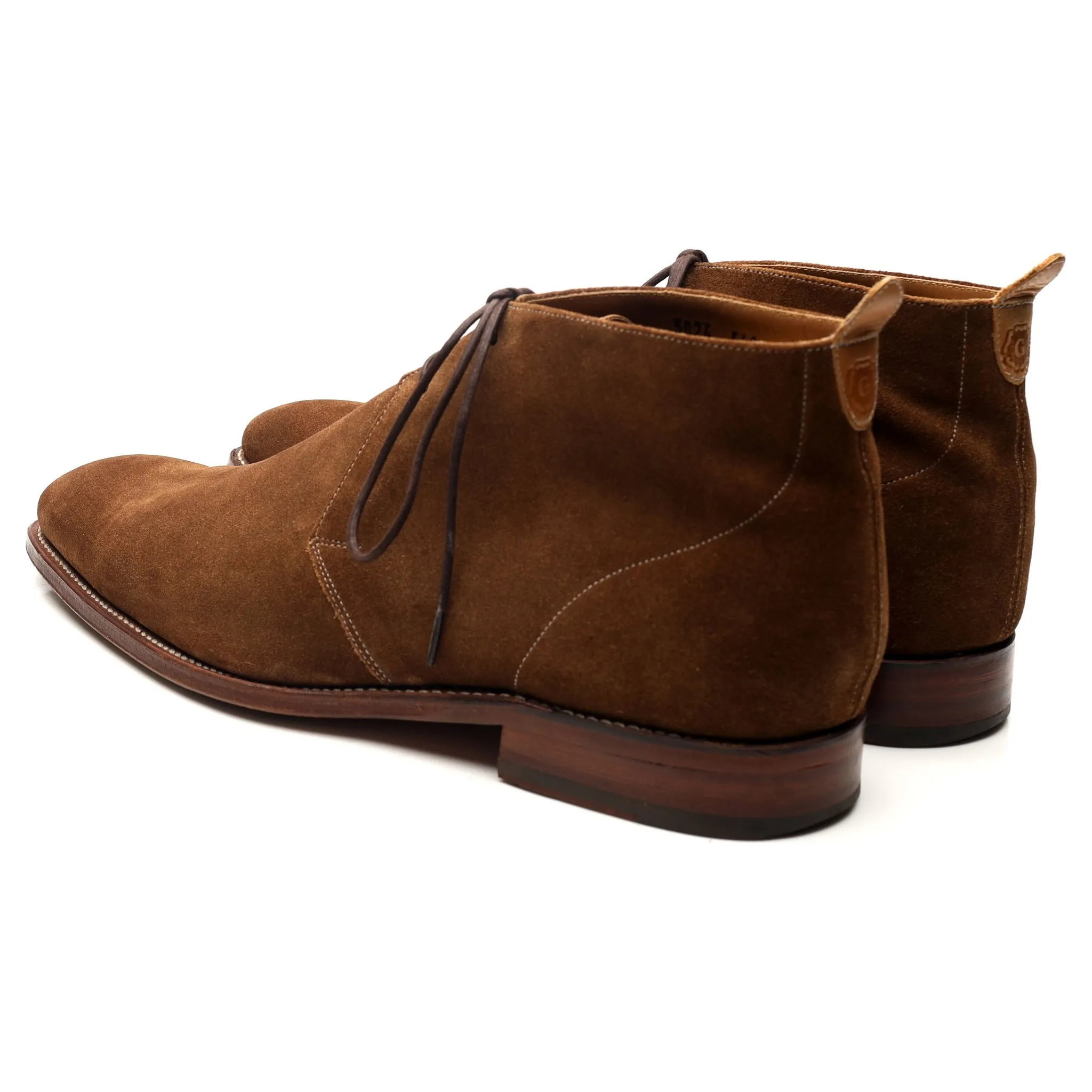 'Silas' Snuff Brown Suede Chukka Boots UK 10 F