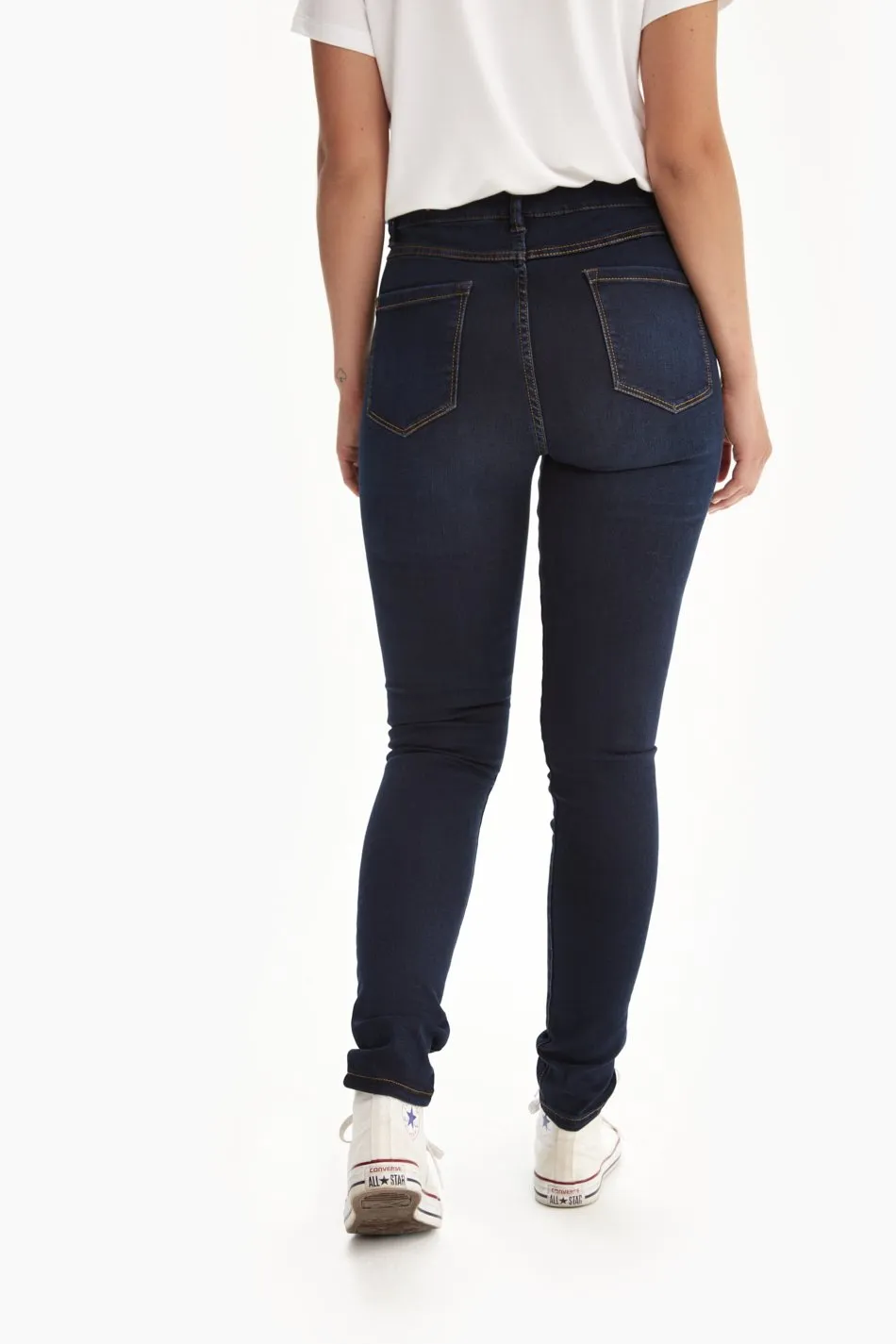 SKINNY LONG HIGH WAIST JEANS