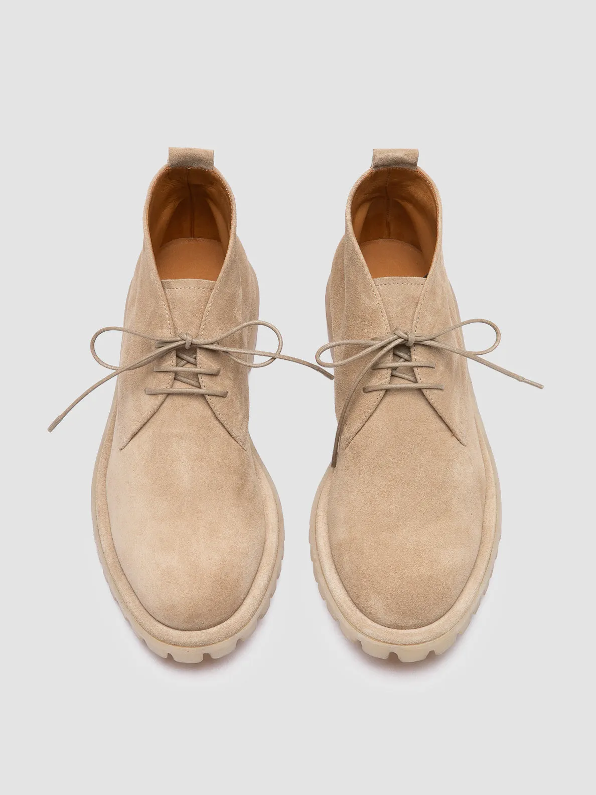 SPECTACULAR 013 - Beige Suede Chukka Boots