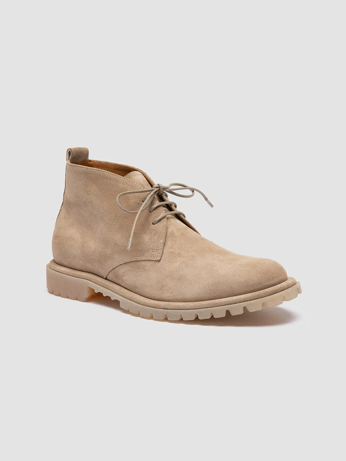 SPECTACULAR 013 - Beige Suede Chukka Boots