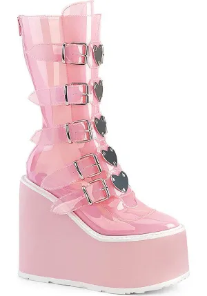 SWING-230C [Baby Pink TPU] | PLATFORM BOOTS [PREORDER]