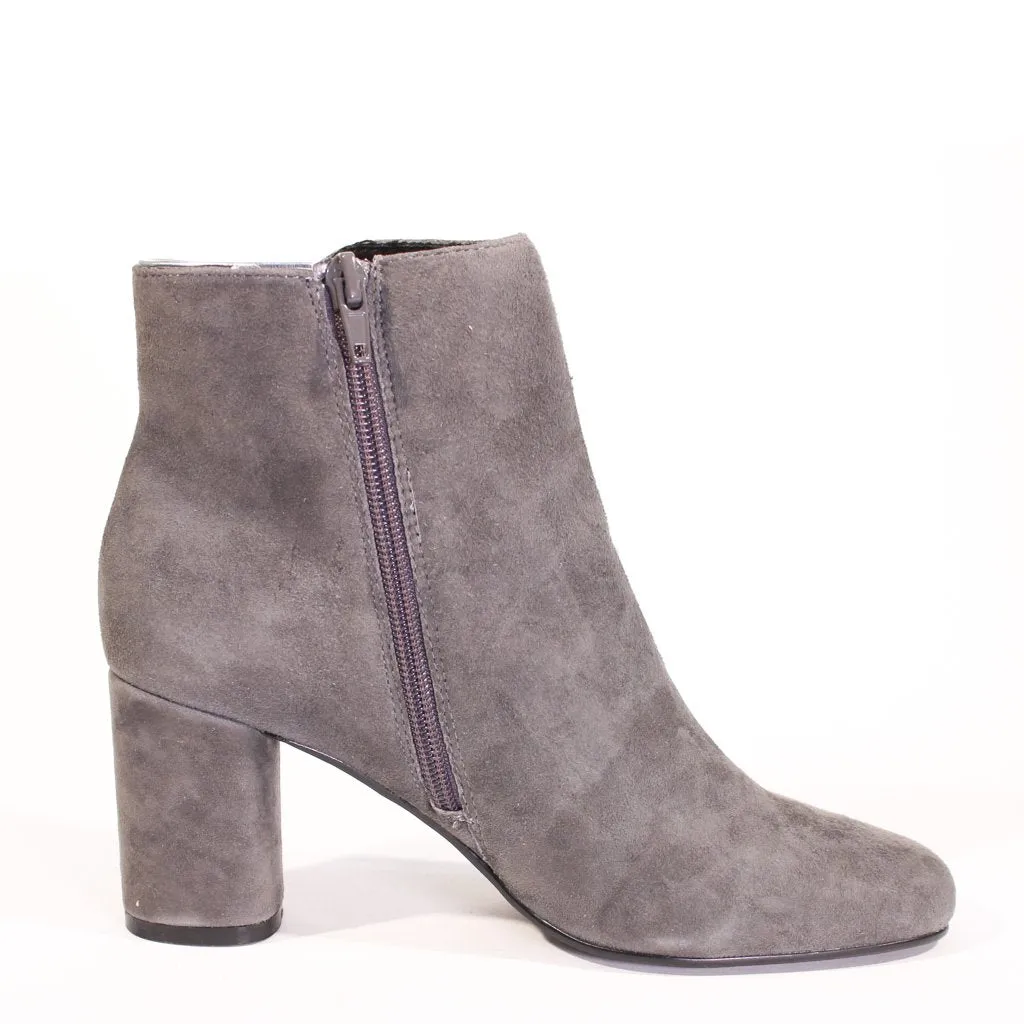 Tatiana Scallop Suede Booties