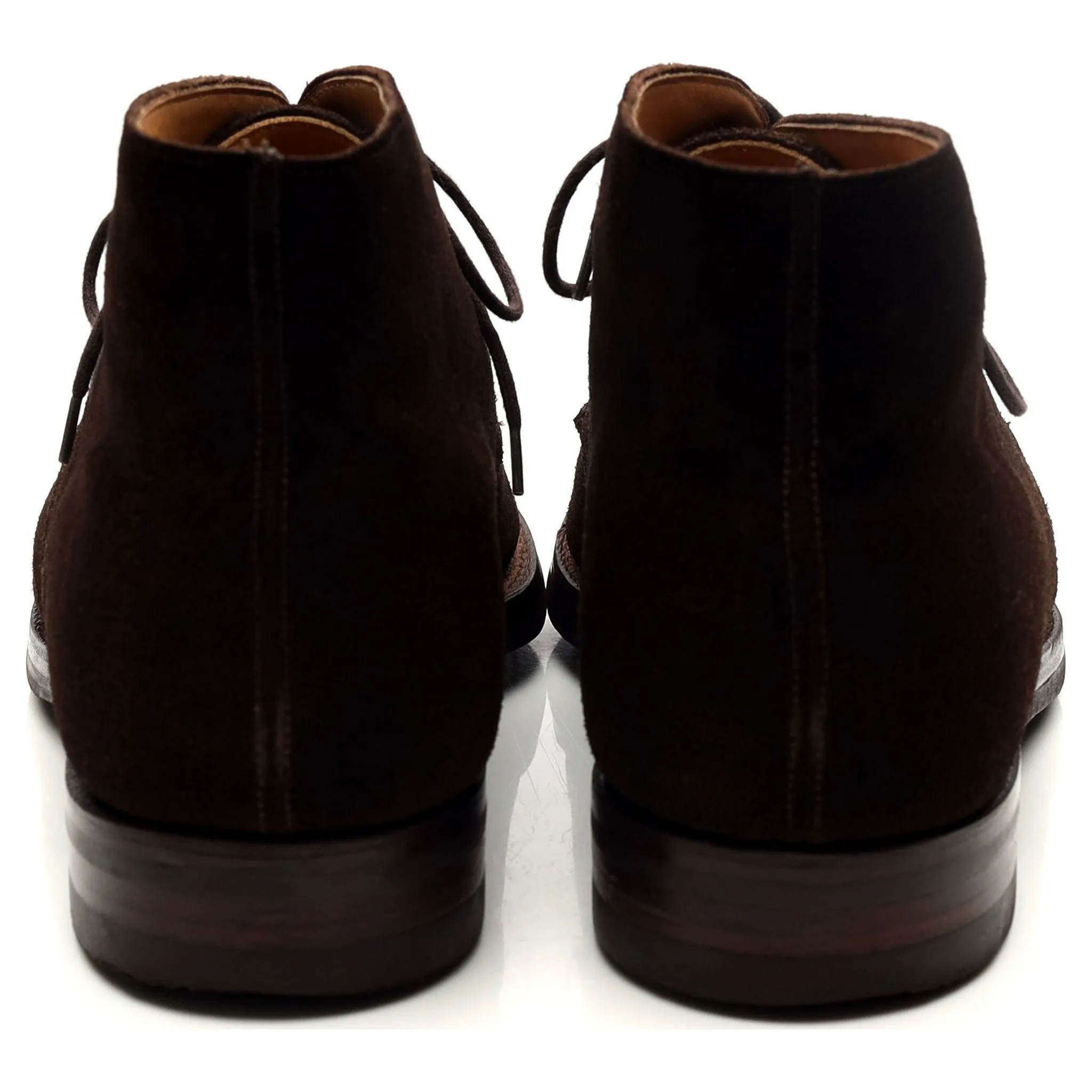 'Tetbury' Dark Brown Suede Chukka Boots UK 9 E