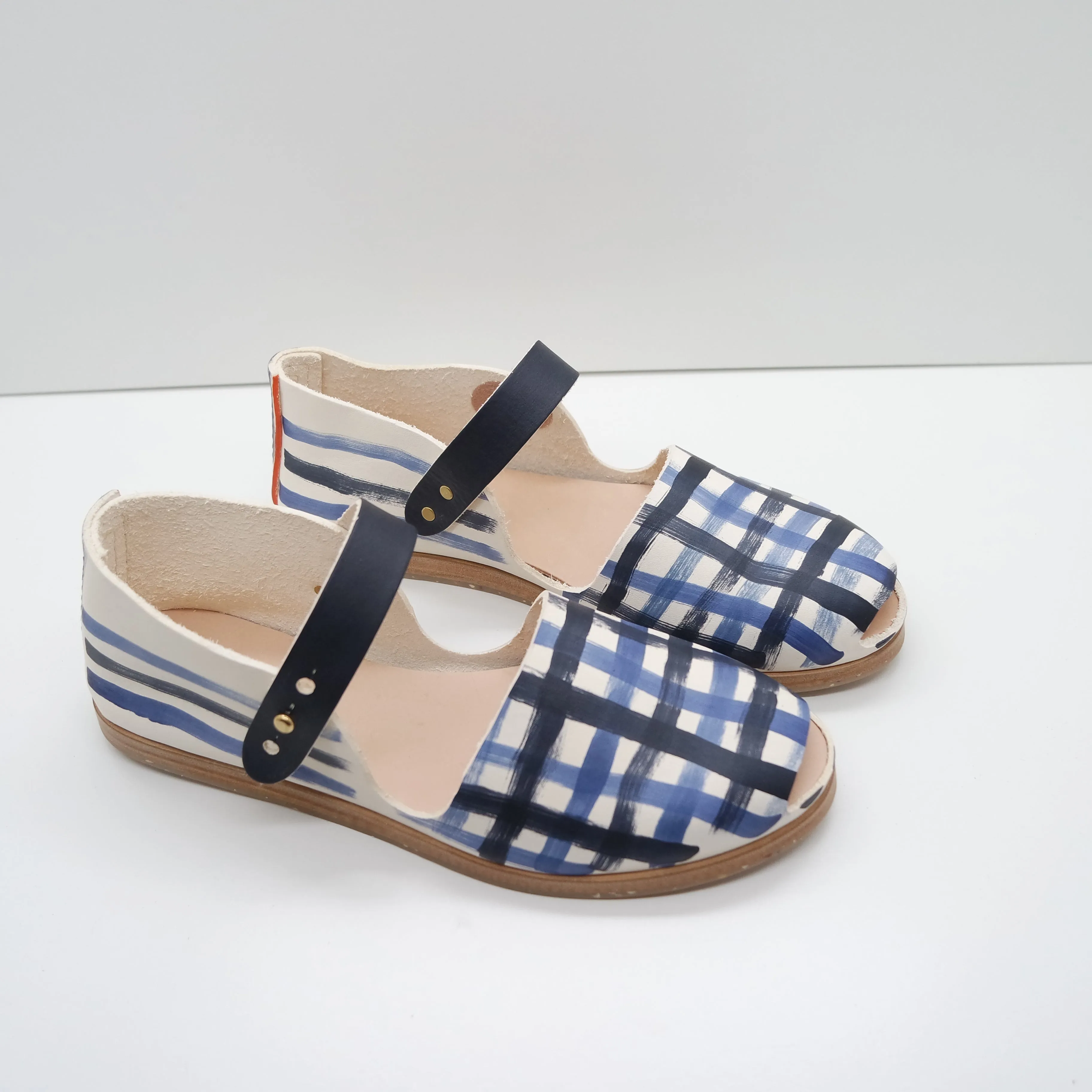 THE CATU. DOUBLE GINGHAM. NORI AND AZURE.